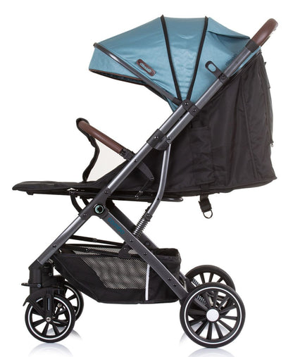 Silla De Paseo Compacta Hasta 22 Kilos Combo Teal_2