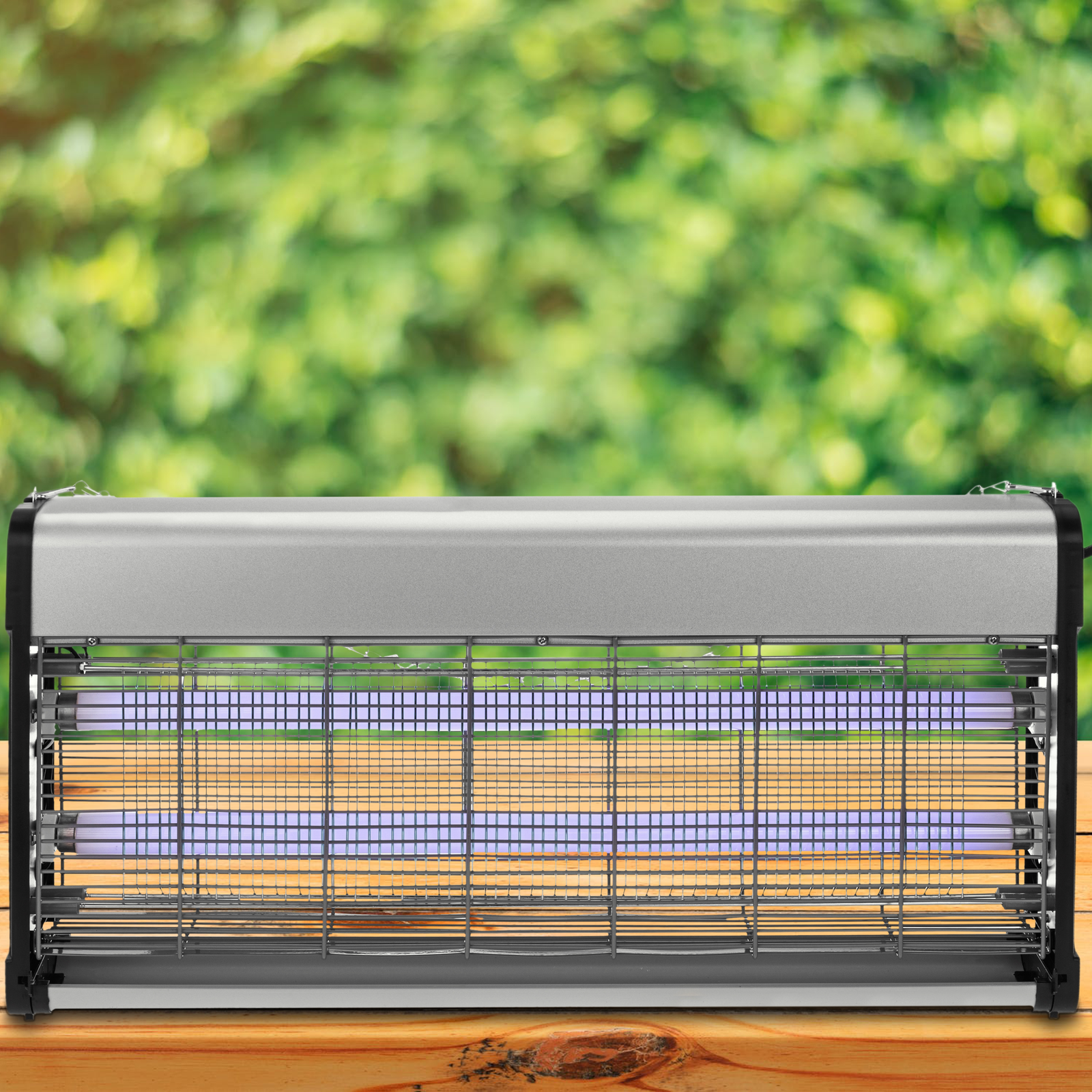 Mata Insectos Eléctrico Profesional De 2 Tubos De 20w Uv 40w_2