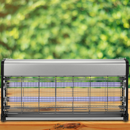 Mata Insectos Eléctrico Profesional De 2 Tubos De 20w Uv 40w_2