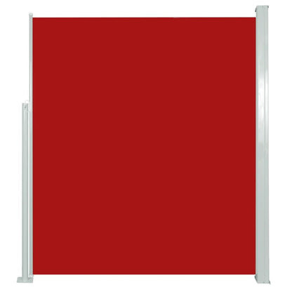 Vidaxl Toldo Lateral Retráctil De Jardín Rojo 160x300 Cm_0