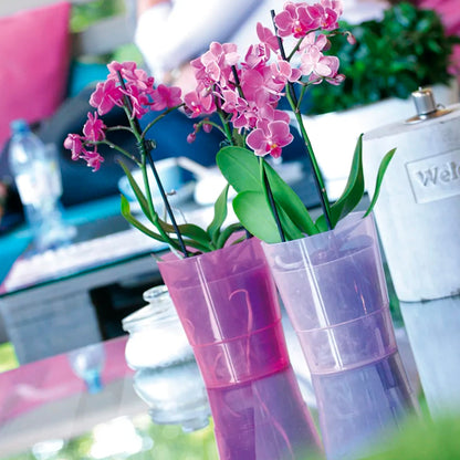 Maceta Coubi Orchid 1,1l., Dimensiones (mm) 125x125x147, Color Violeta Opaco_3