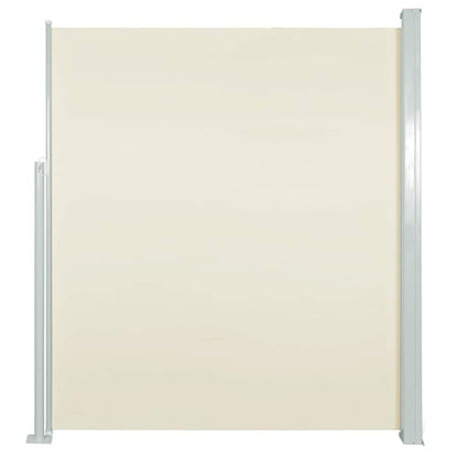 Vidaxl Toldo Lateral Retráctil De Jardín Crema 100x500 Cm_0