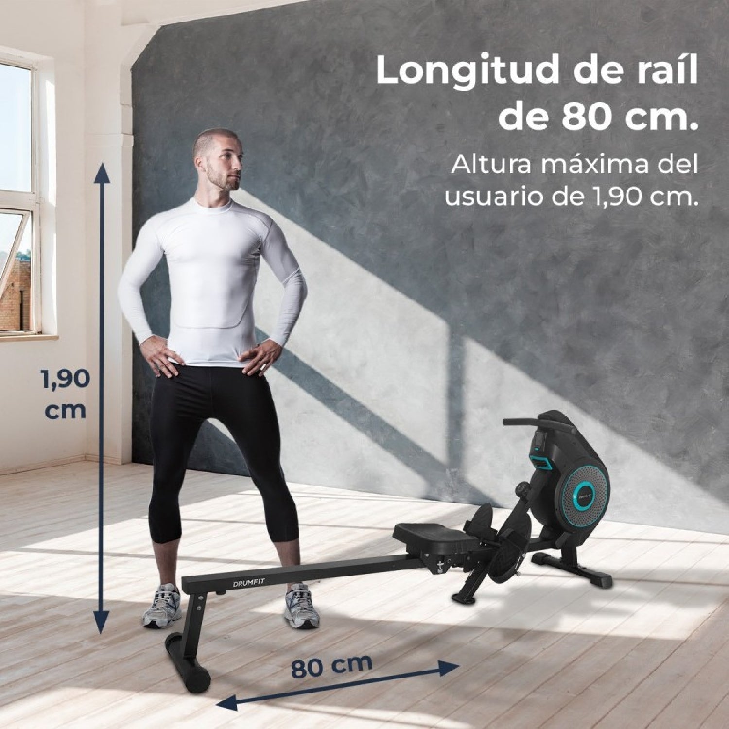 Cecotec Remos De Aire Drumfit Rower Eolo Magno Cecotec_4
