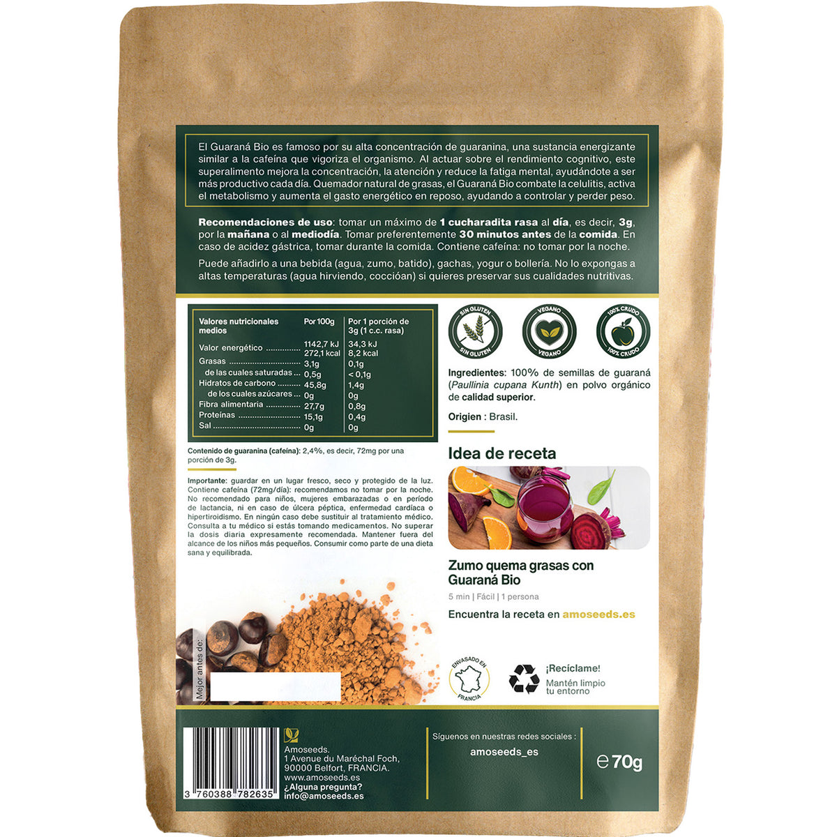 Guaraná En Polvo Bio 70g_4