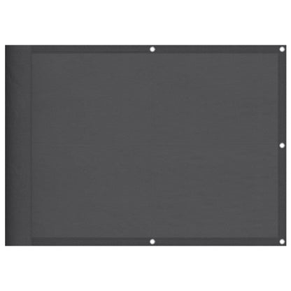 Vidaxl Pantalla De Balcón 100% Poliéster Oxford Antracita 75x800 Cm_0