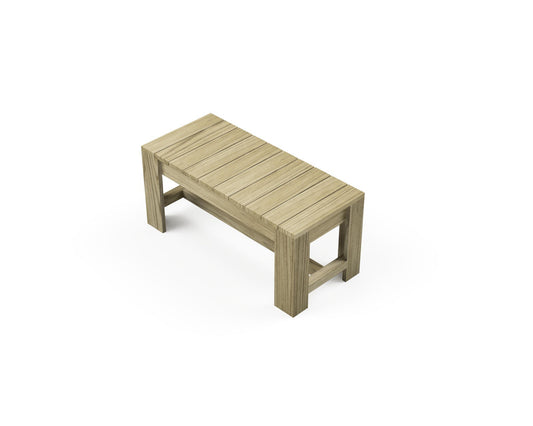 Banco De Madera 100 X 44 X 45 Cm Hortalia_0