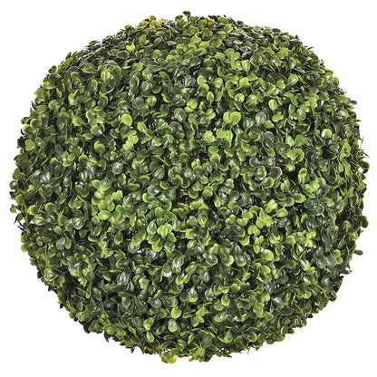 Set De Maceta Rato De 35 Litros Con Inserto 28,7 X 28,7 X 55 Cm En Color Antracita + Bola De Boj Diámetro 36 Cm