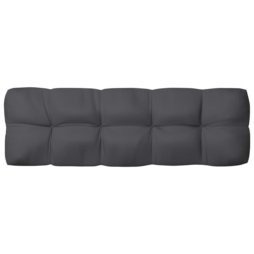 Vidaxl Cojines Para Sofá De Palets 7 Unidades Tela Gris Antracita_4