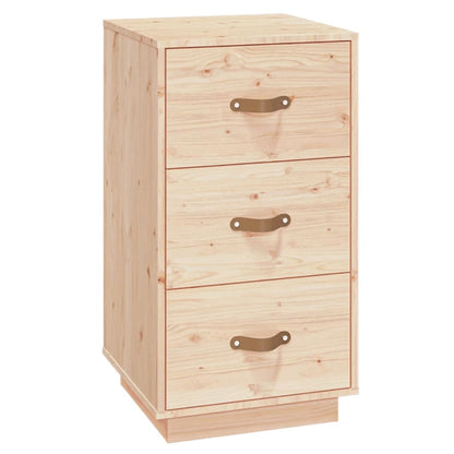 Mesitas De Noche 2 Uds Madera Maciza De Pino 40x40x75 Cm_4