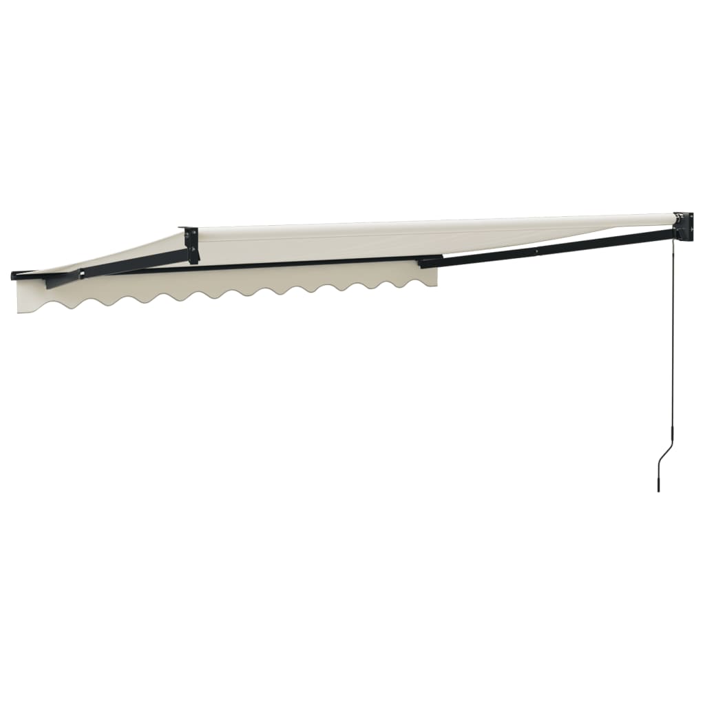 Toldo Retráctil Aluminio Y Tela Color Crema 3,5x2,5 M_4