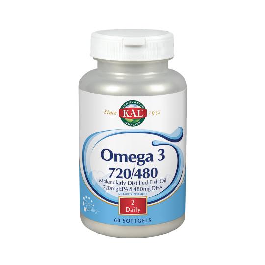 Omega 3 720/480 Kal, 60 perlas