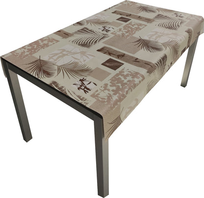 Mantel| Composicion Pvc| Base Poliester| Antimanchas| Palmeras
