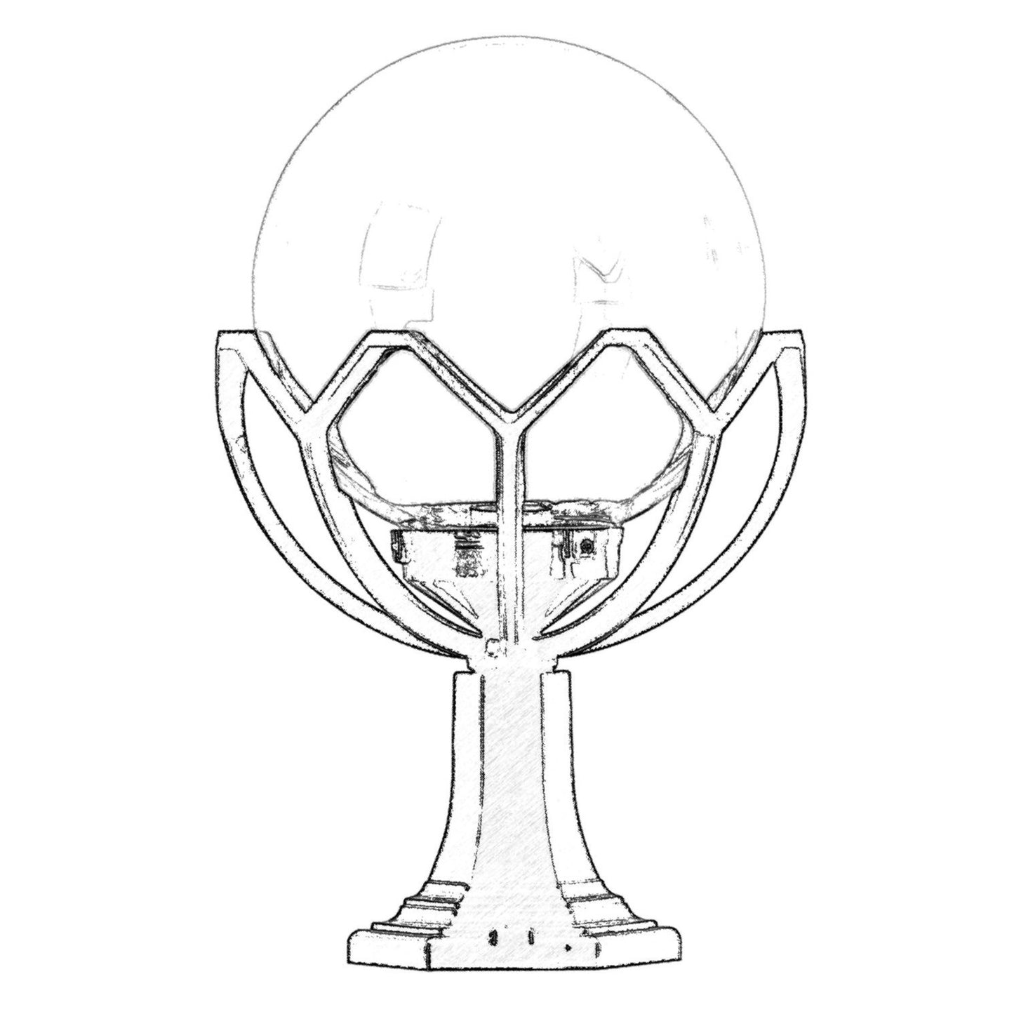 Aplique De Pared Para Exterior, Abs , Negro, 35x35x52, Casquillo E 27 Max 60 W_1