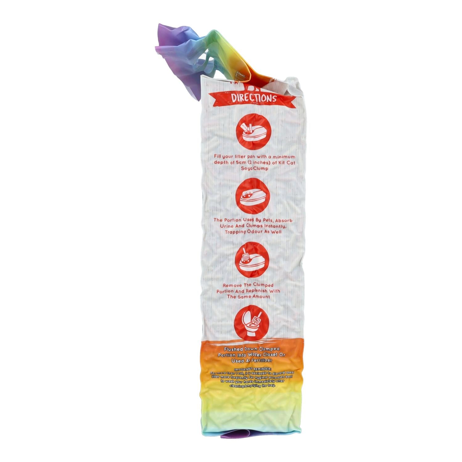Pack 12x Kit Cat Arena Eco SoyaClump - Confetti 7 L Arena para gatos