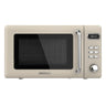 Microondas Digital Con Grill De 20 L Proclean 5110 Retro Beige. 700 W En 5 Niveles, Temporizador Hasta 60 Mins, 8 Programas Y Modo Descongelación, D