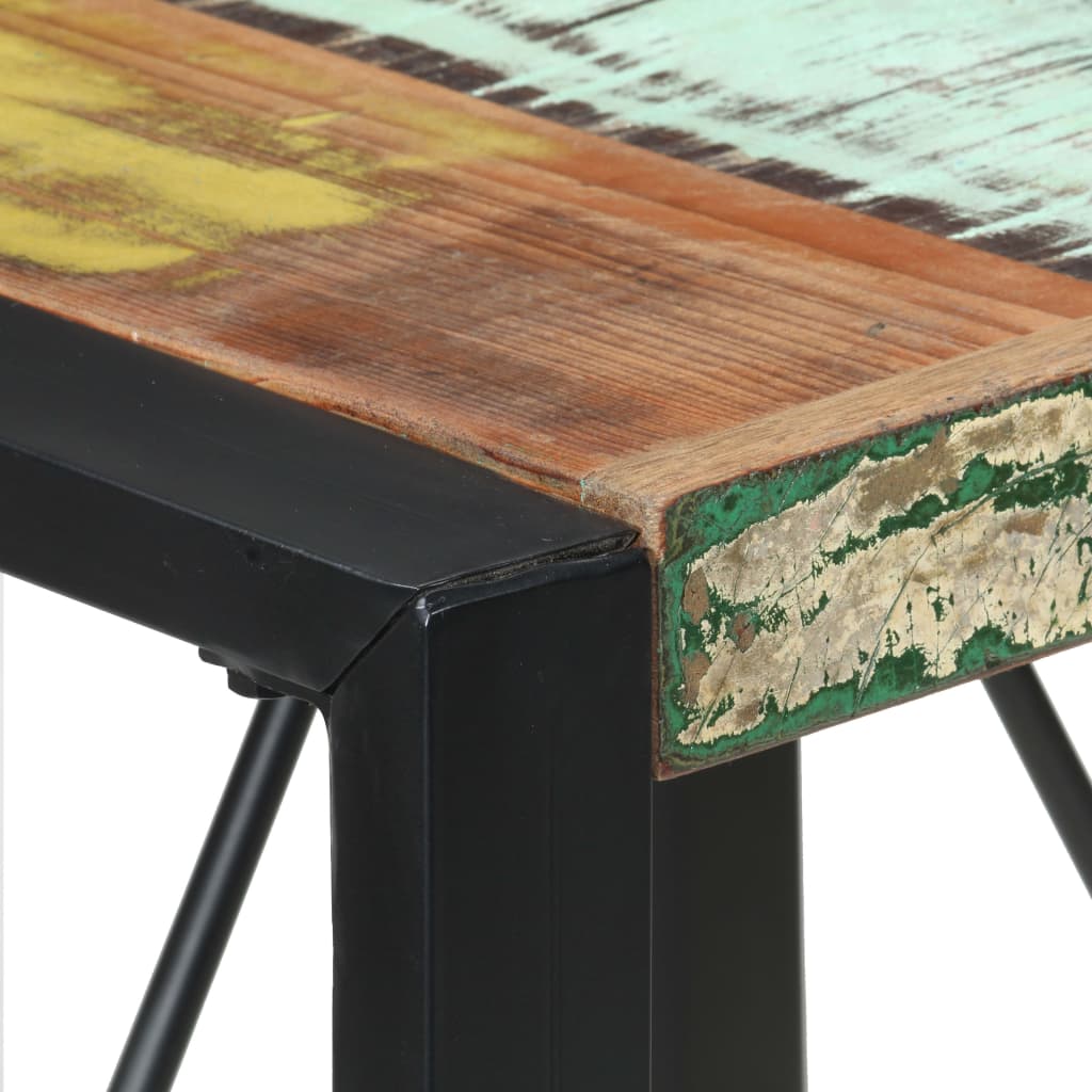 Mesa De Comedor De Madera Maciza Reciclada 80x80x75 Cm_2