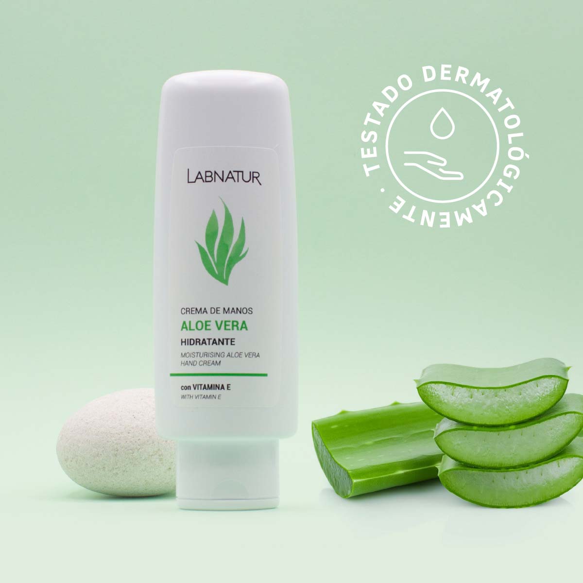 Crema de Manos de Aloe Vera Labnatur 100 ml | Hidratación y Reparación | Argán, Karité y Urea | Vegano_2