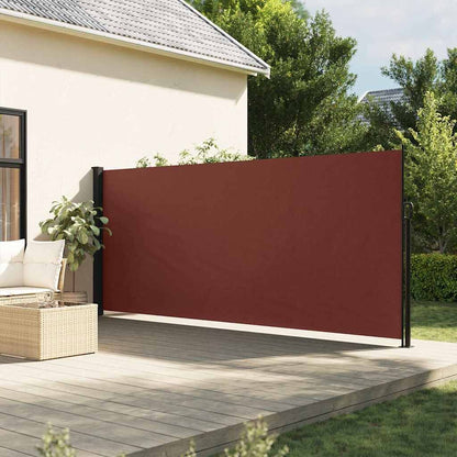 Vidaxl Toldo Lateral Retráctil Marrón 160x500 Cm_1