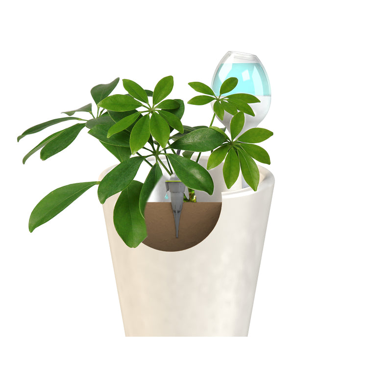 Riego Por Goteo Para Plantas Iriso Con Depósito – Blanco._3