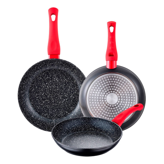 San Ignacio - Set 3pc Sarten, Con Revestimiento Antiadherente (22, 24, 26) Aluminio Forjado Induccion Energy_0