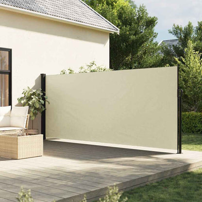 Vidaxl Toldo Lateral Retráctil Crema 160x600 Cm_1