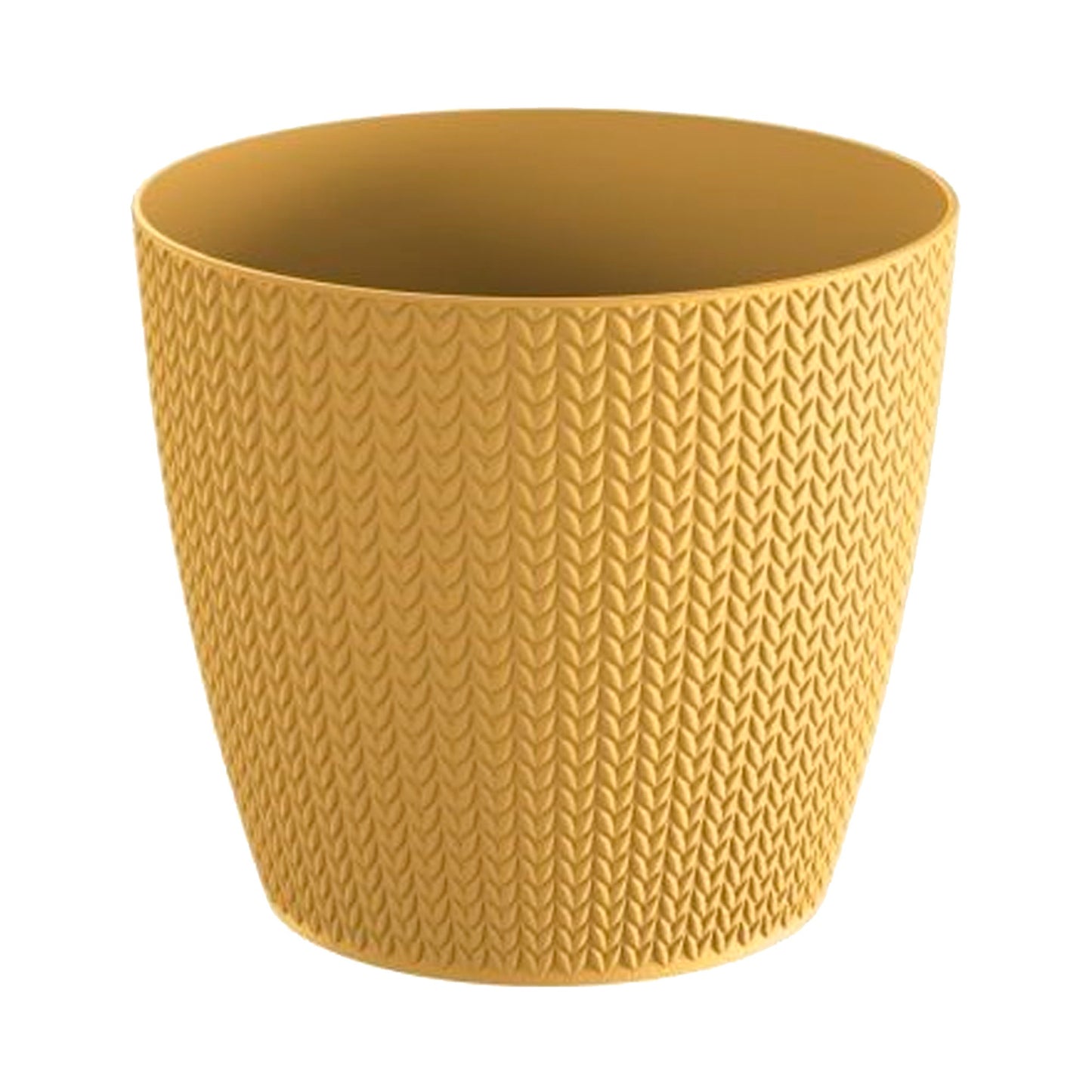 Maceta Wheaty 2l., Dimensiones (mm) 157x157x138, Color Mostaza_0