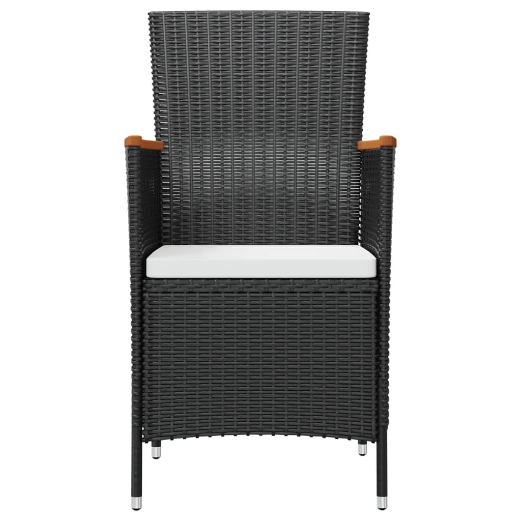 Vidaxl Set De Comedor De Jardín 7 Piezas Y Cojines Ratán Sintético_3