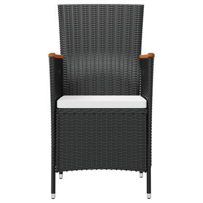 Vidaxl Set De Comedor De Jardín 7 Piezas Y Cojines Ratán Sintético_3