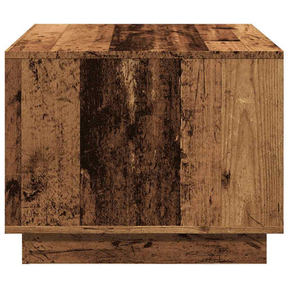 Mesa De Centro Madera Ingeniería Madera Envejecida 55x55x42 Cm_3
