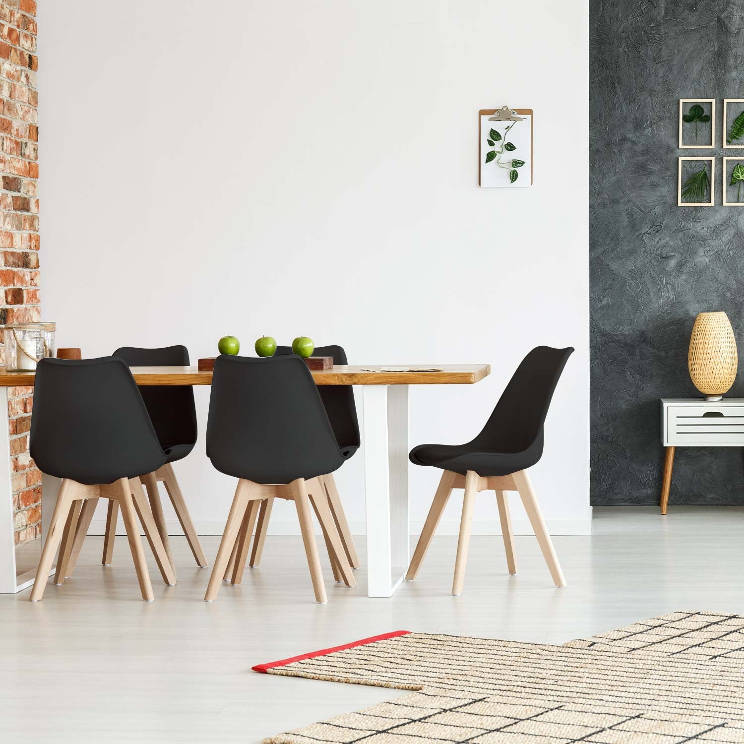 Silla De Comedor Estilo Nórdico Daria 83x55x48cm Thinia Home_5