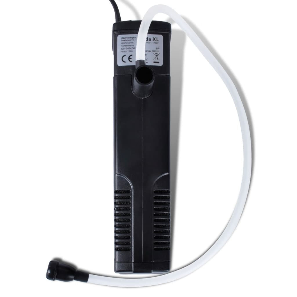 Vidaxl Bomba De Filtro De Acuario Con Carbón Activo 600l / H_1