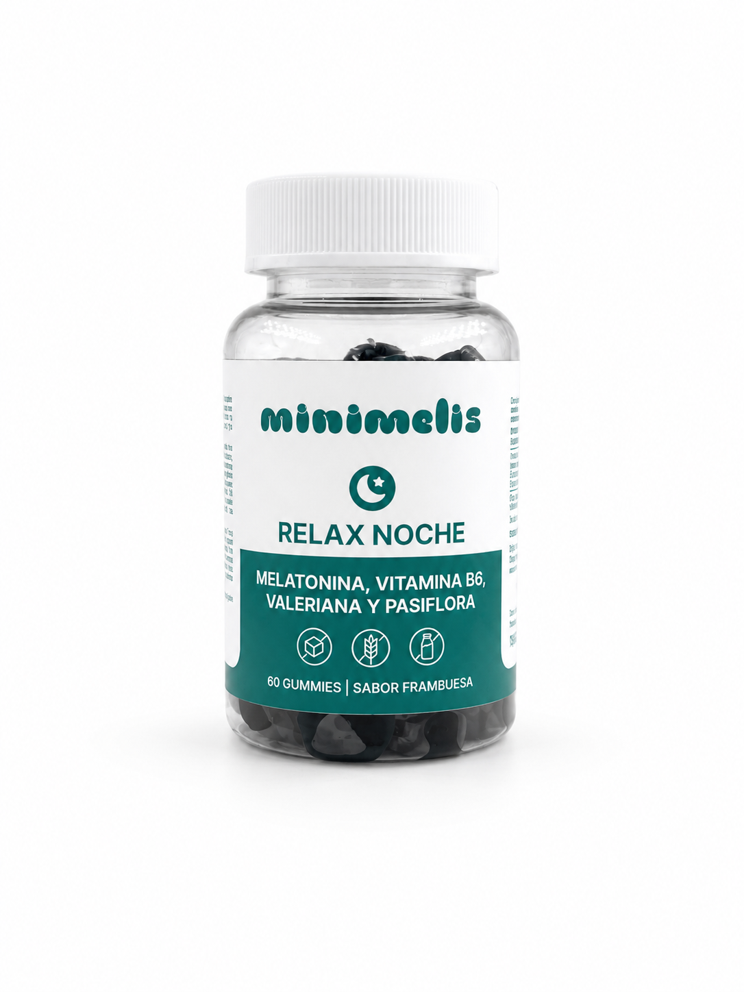 Gominolas Para Mejorar El Sueño Melatonina Extractos Vegetales Sabor Frambuesa 60 Unidades 1 Mg Por Dosis_0