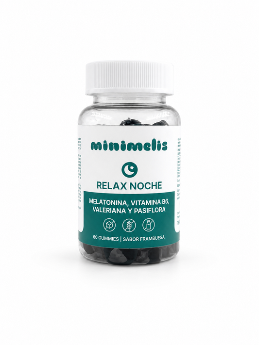 Gominolas Para Mejorar El Sueño Melatonina Extractos Vegetales Sabor Frambuesa 60 Unidades 1 Mg Por Dosis_0