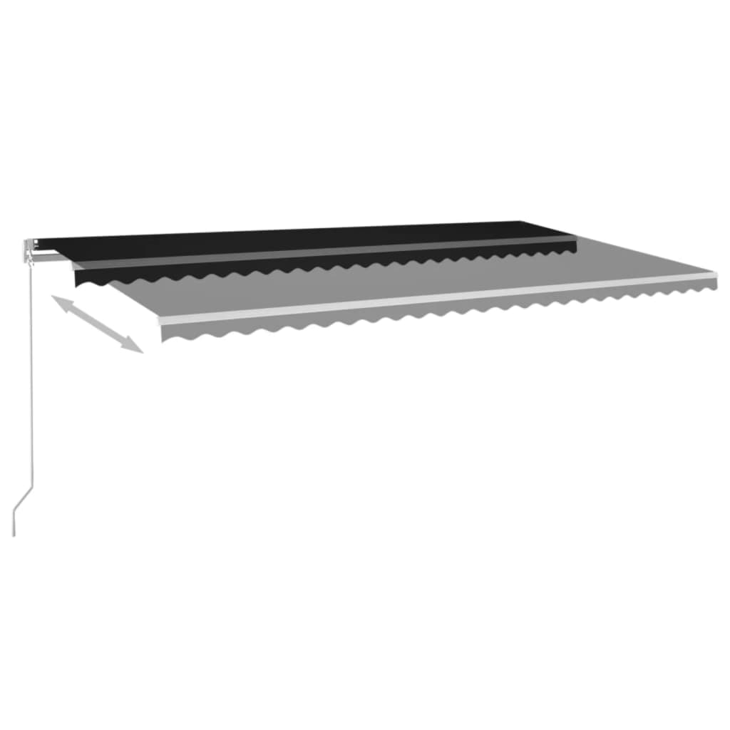 Toldo Retráctil Manual Gris Antracita 600x350 Cm_4