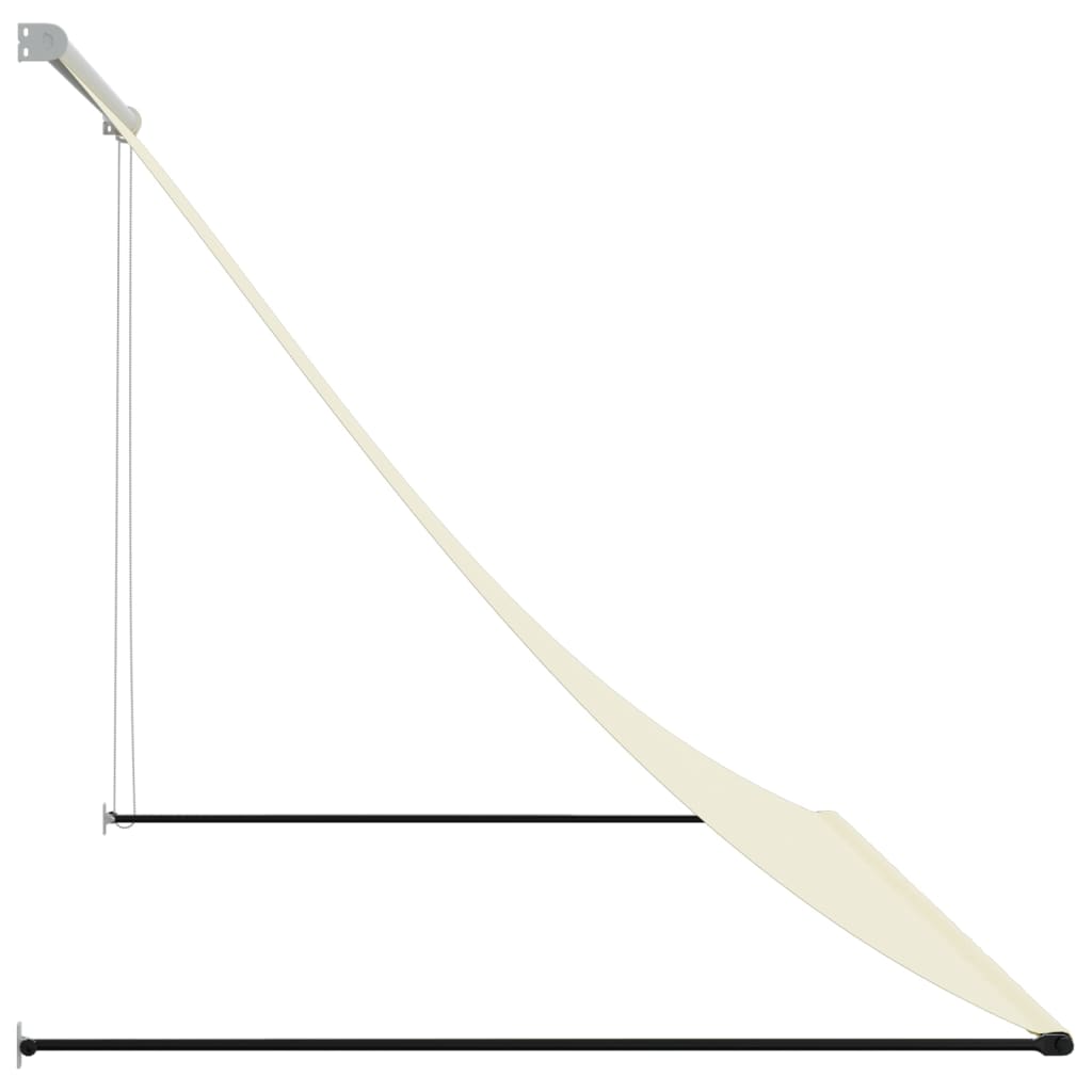 Toldo Retráctil Tela Y Acero Crema 200x150 Cm_3