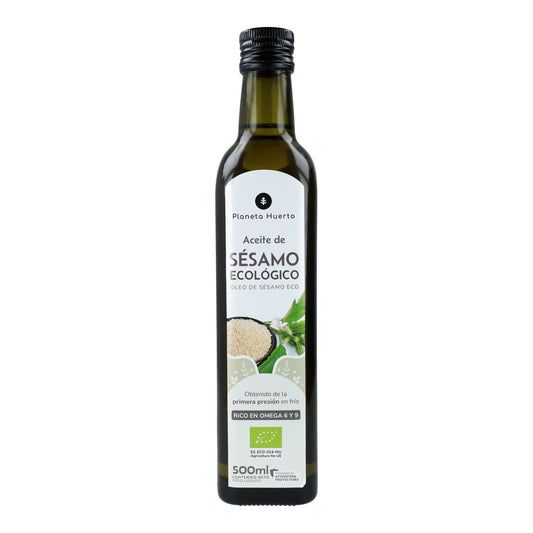 Aceite de Sésamo prensado en frío ECO Planeta Huerto 500 ml