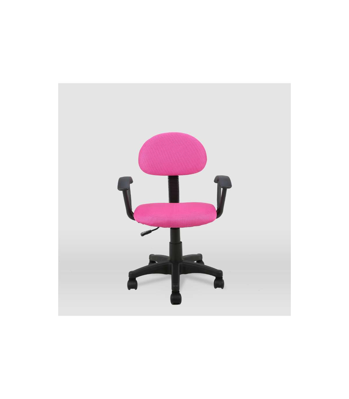 Silla De Oficina Leyre Acabado Rosa, Alto: 80.5/92.5 Ancho: 55. Fondo: 58,5_0