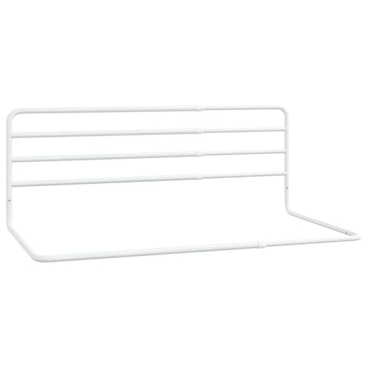 Vidaxl Barandilla De Seguridad Cama Niño Blanco Hierro (76-137)x55 Cm_0