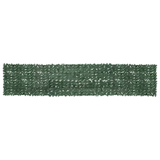 Vidaxl Toldo Para Balcón Con Hojas Verde Oscuro 500x100 Cm_0