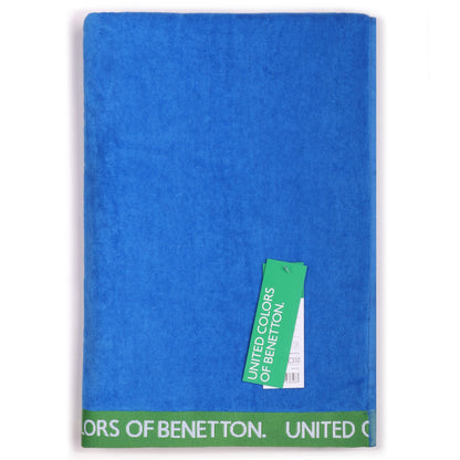 Toalla De Playa 90x160cm 380gsm Velour 100%algodon Azul Casa Benetton_5