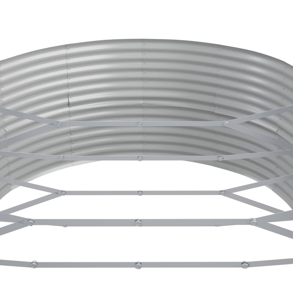 Jardinera Arriate Acero Galvanizado Marrón 544x100x36cm_4