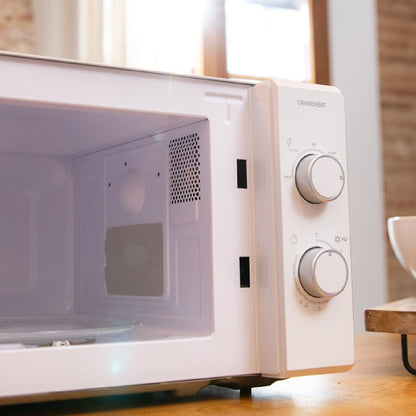 Microondas De 20 Litros Grandheat 3020. 700 W, 6 Niveles De Potencia, Revestimiento Anti-dirt Itech Y Tecnología 3dwave, Modo Descongelación, Tempor_1