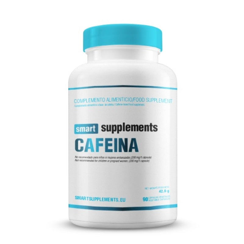 Cafeína 200mg - 90 Cápsulas Vegetales - Cafeína - Smart Supplements_0