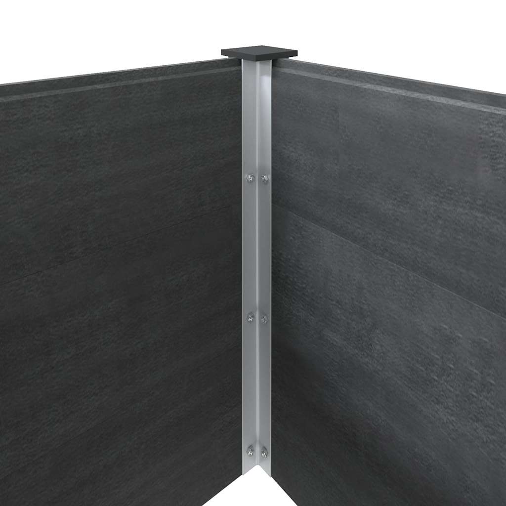 Arriate Elevado De Jardín Wpc Gris 200x50x54 Cm_5
