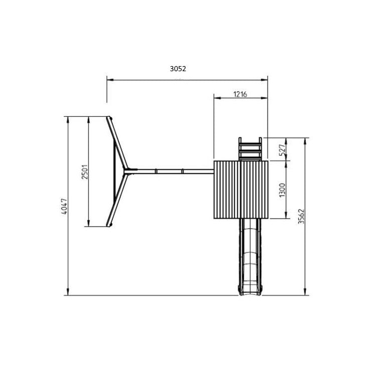 Parque Infantil Masgames Kiosk L Con Columpio Individual._1