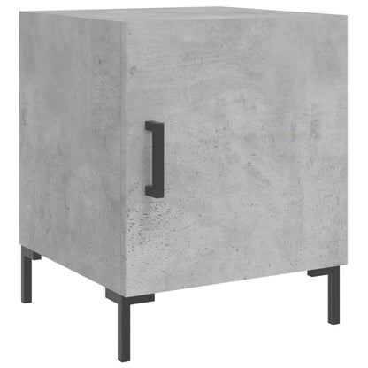 Mesitas Noche 2 Uds Madera Ingeniería Gris Hormigón 40x40x50 Cm_1