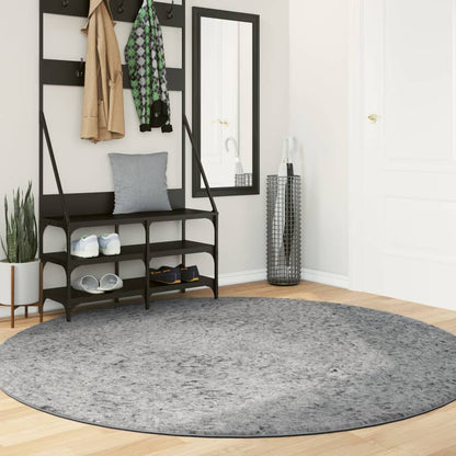 Alfombra Peluda De Pelo Largo Moderna Pamplona Beige Ø 200 Cm / Vetonek_2