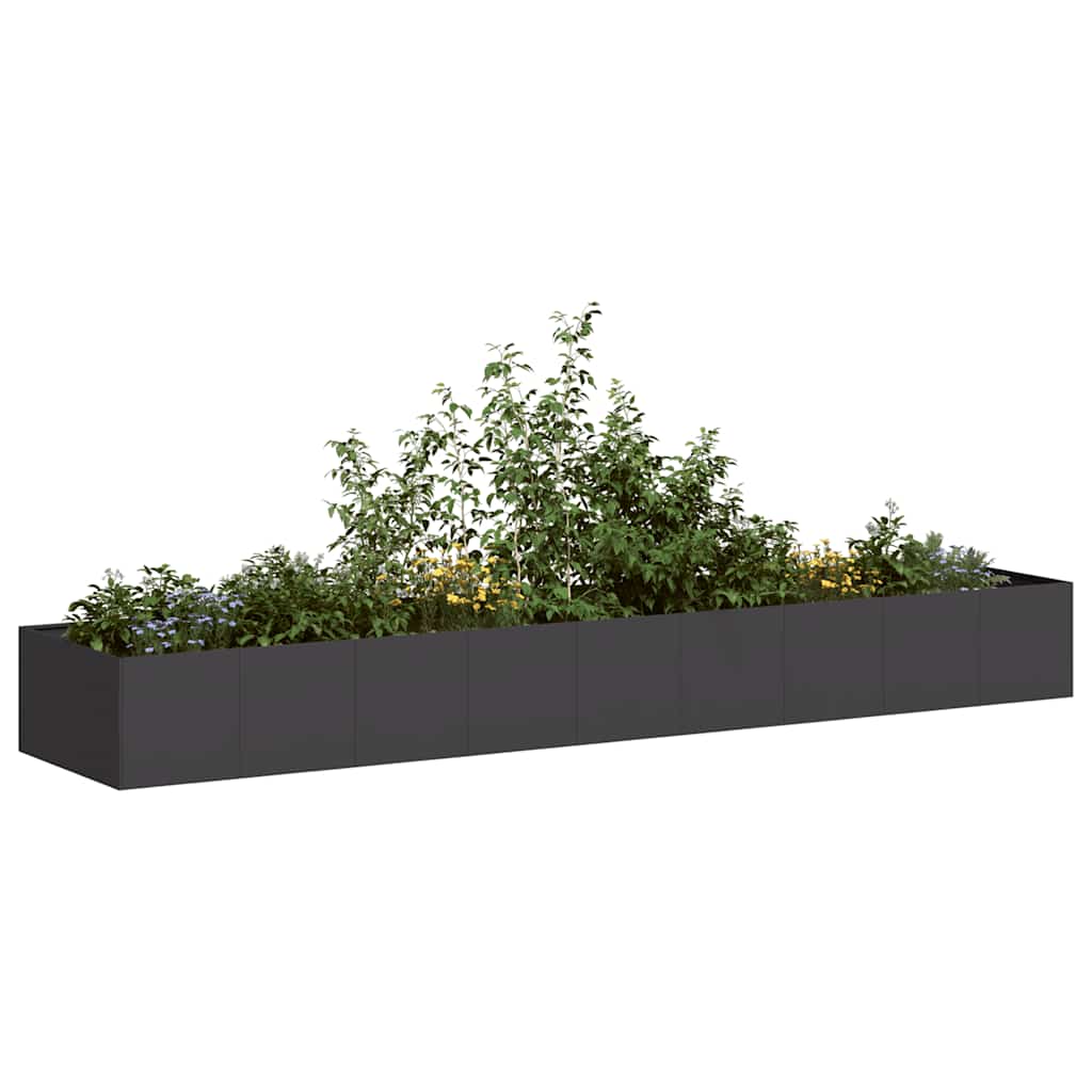 Jardinera Acero Negro 360x80x40 Cm_1