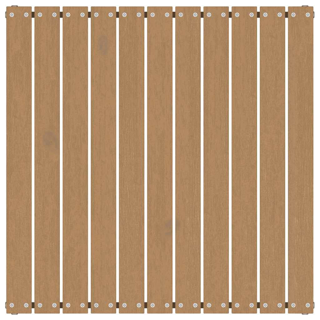 Vidaxl Taburetes De Jardín Con Cojines 2 Uds Madera Pino Marrón Miel_4
