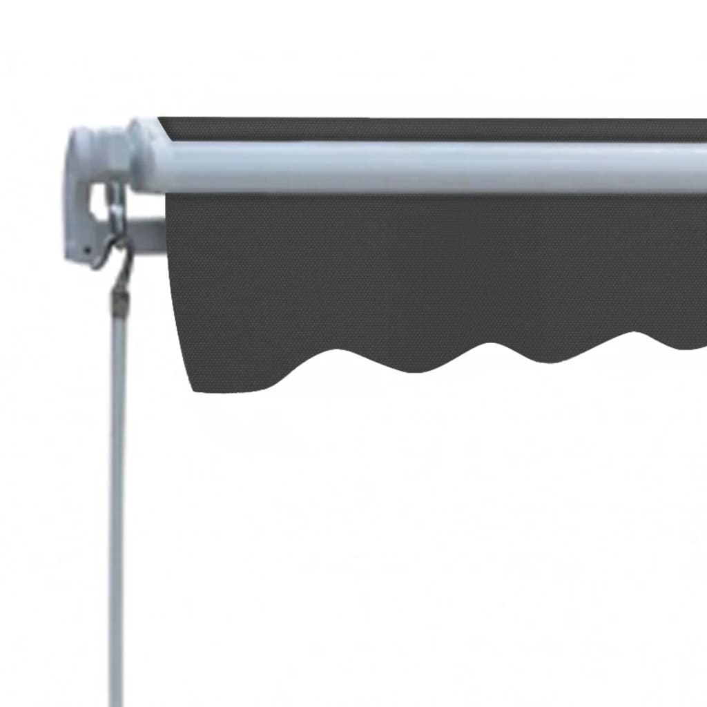 Toldo Plegable De Operación Manual 300 Cm Antracita_3